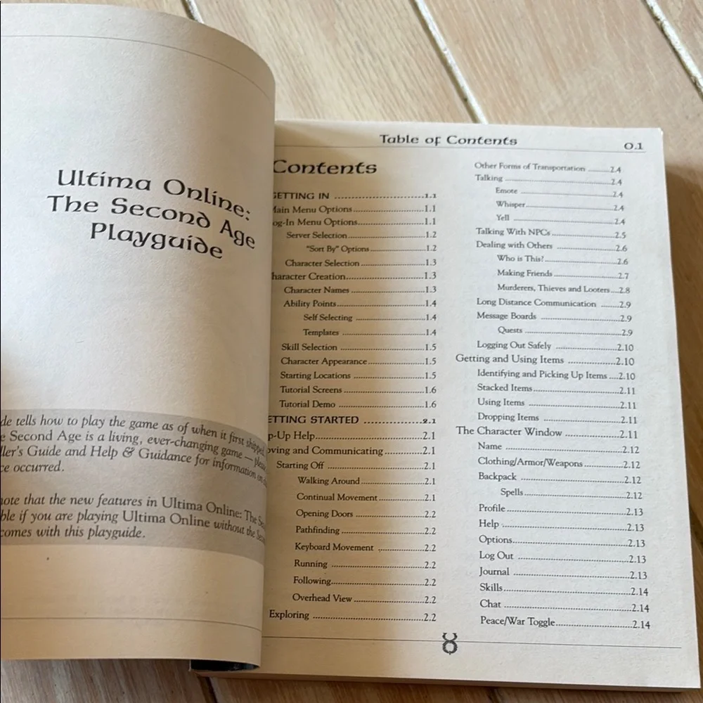 Ultima Online: The Second Age Playguide